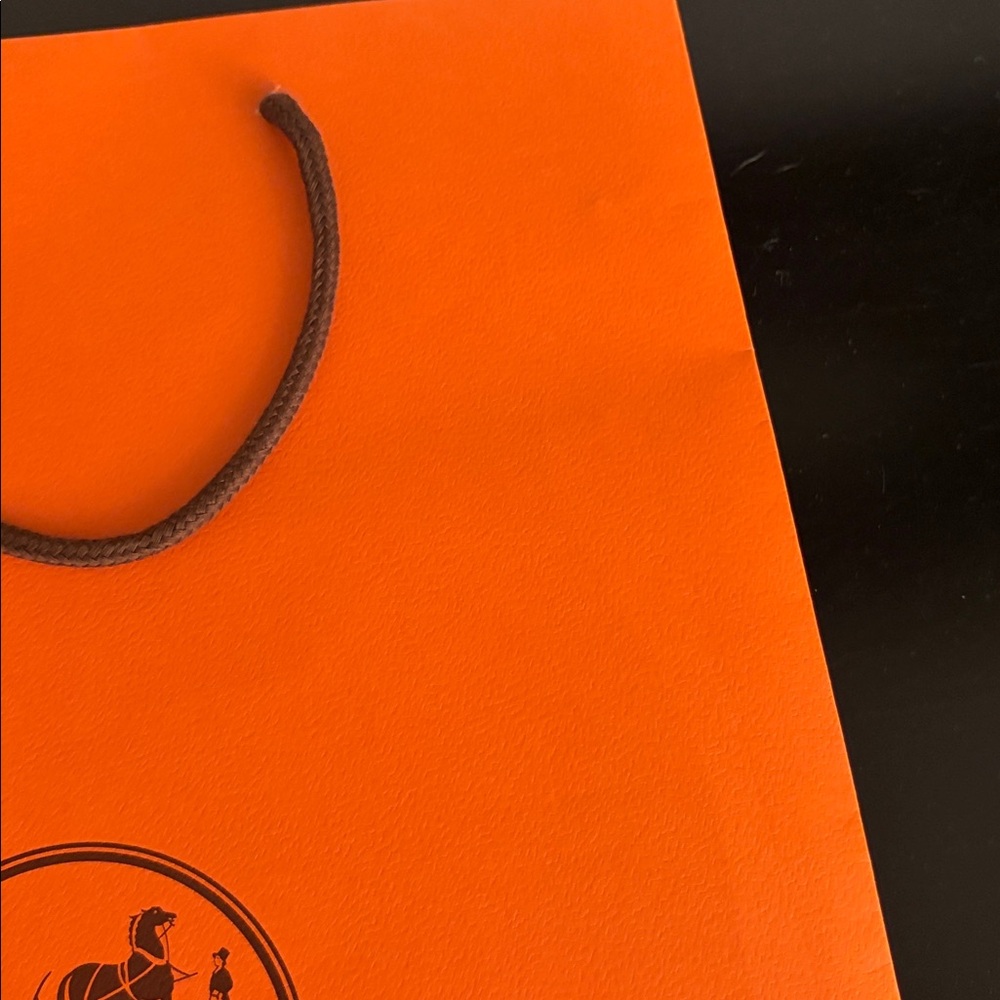 Hermes Orange Shopping Bag - Picture 8 of 11
